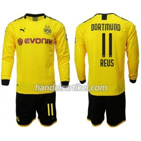 Borussia Dortmund Reus 11 Kinder Heim Trikotsatz 2019/20 Langarm (+ Kurze Hosen)